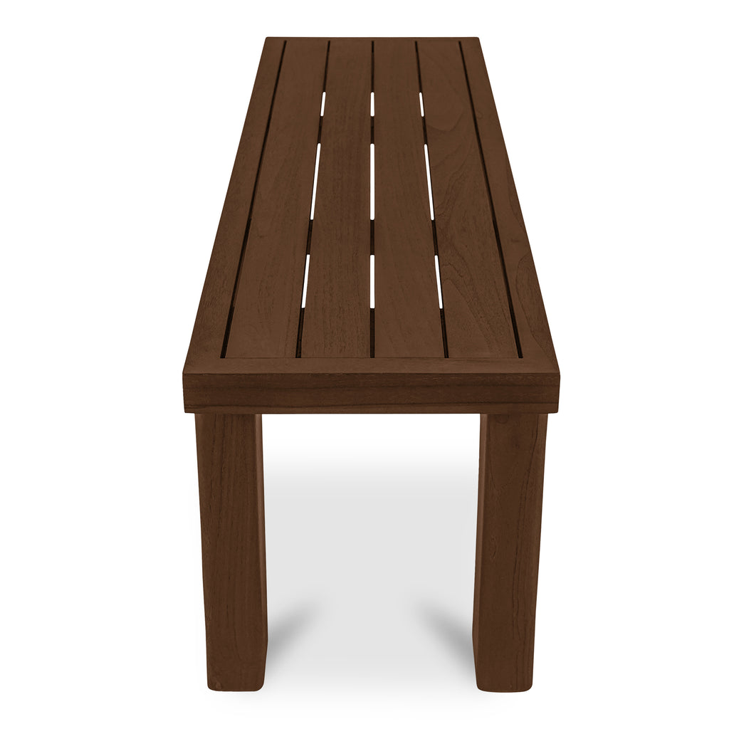 Marina Outdoor Bench Brown