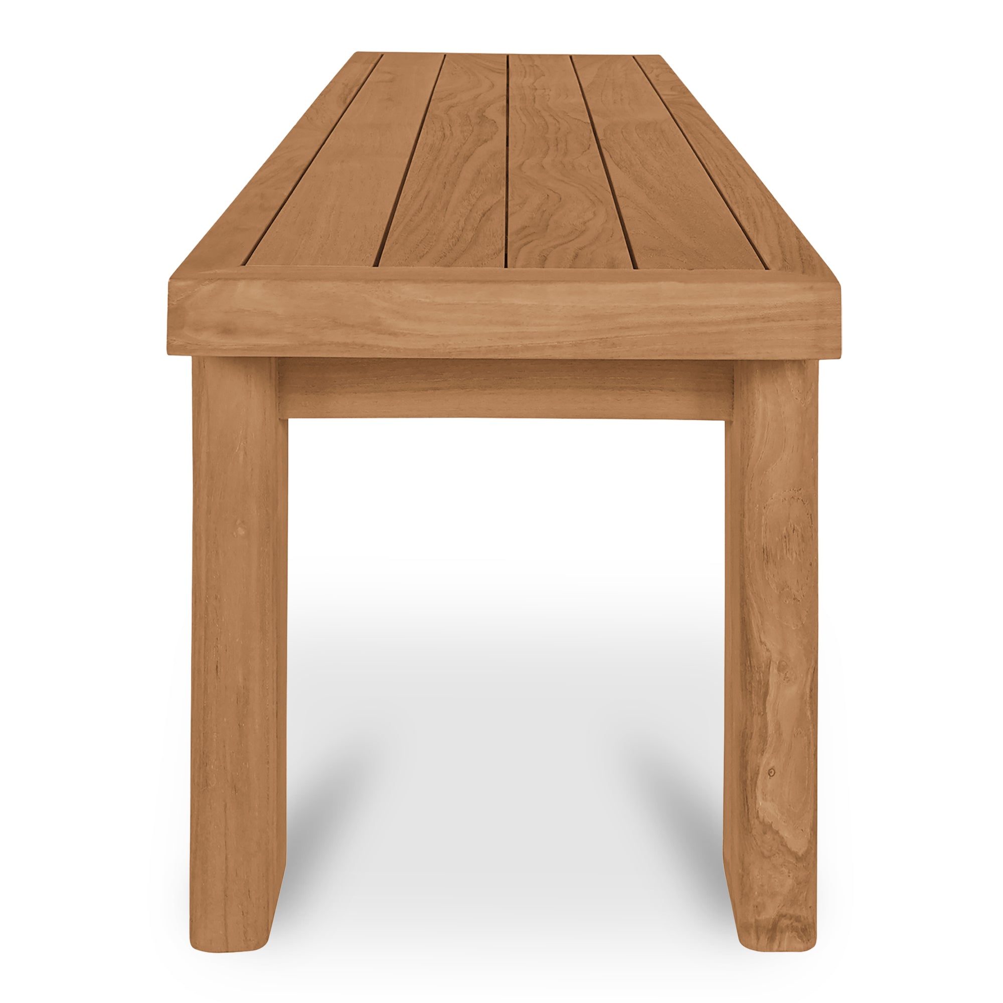 Marina Outdoor Dining Bench Natural
