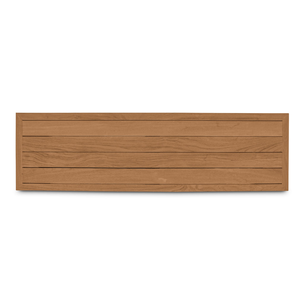 Marina Outdoor Dining Bench Natural
