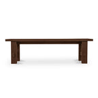 Esmond Outdoor Dining Bench Brown