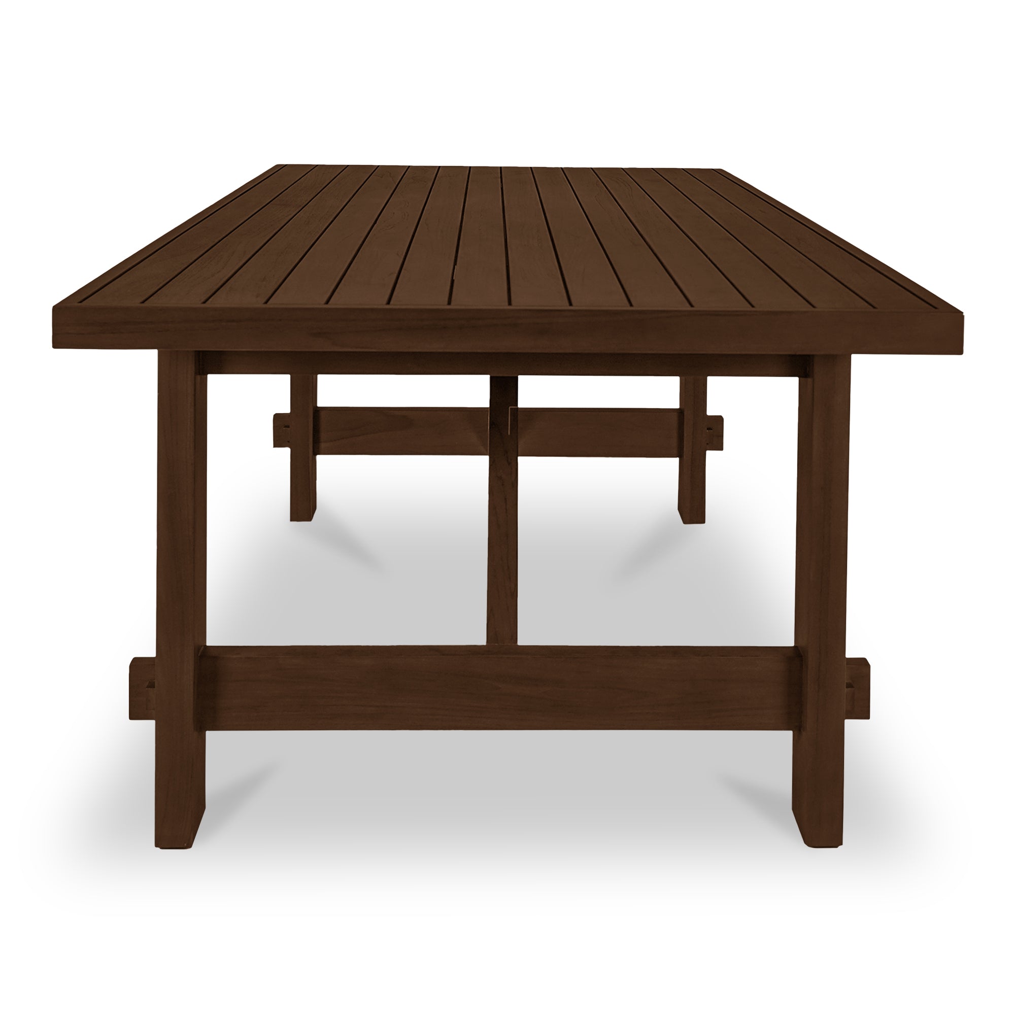 Esmond Outdoor Dining Table Brown