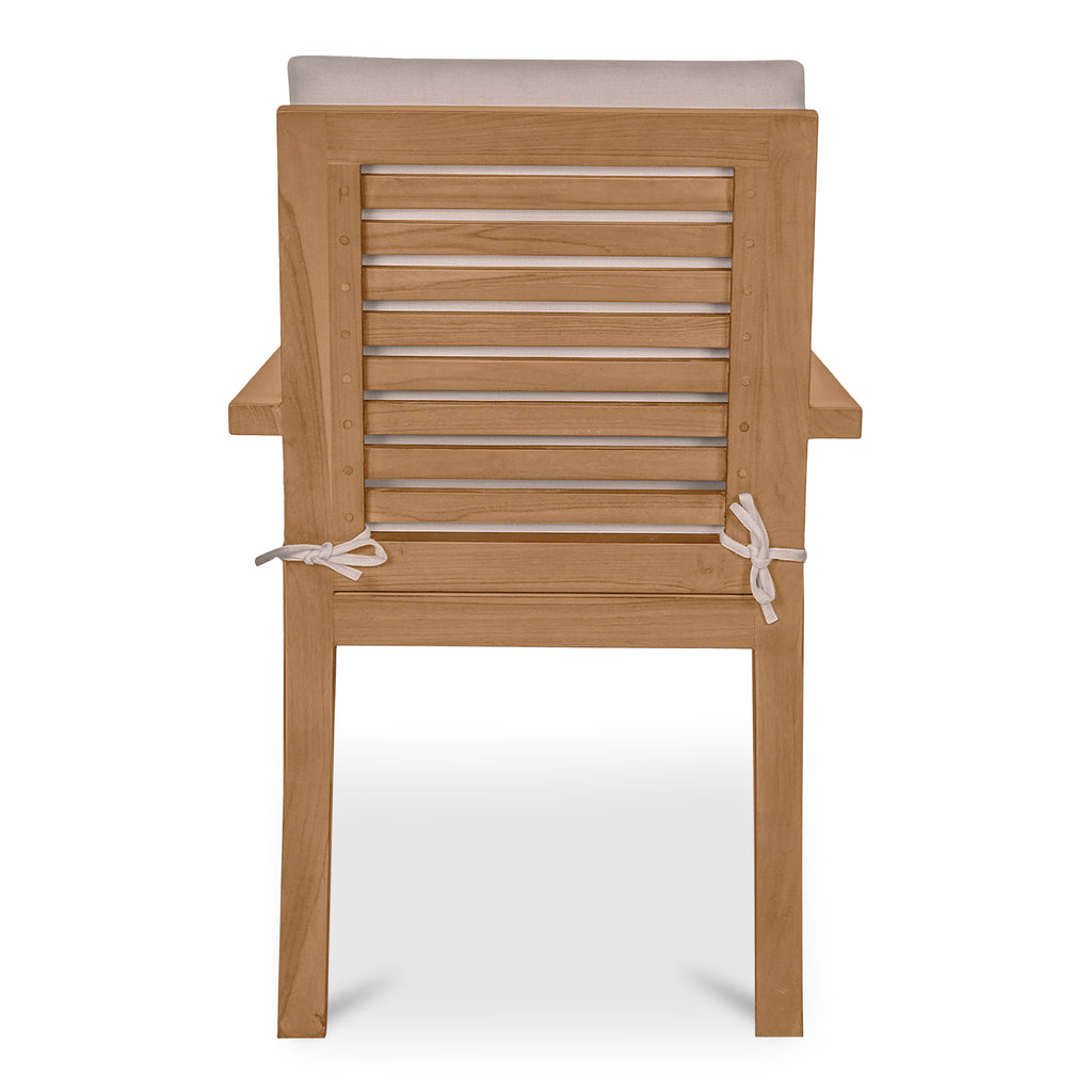 Mateo Outdoor Dining Chair White
