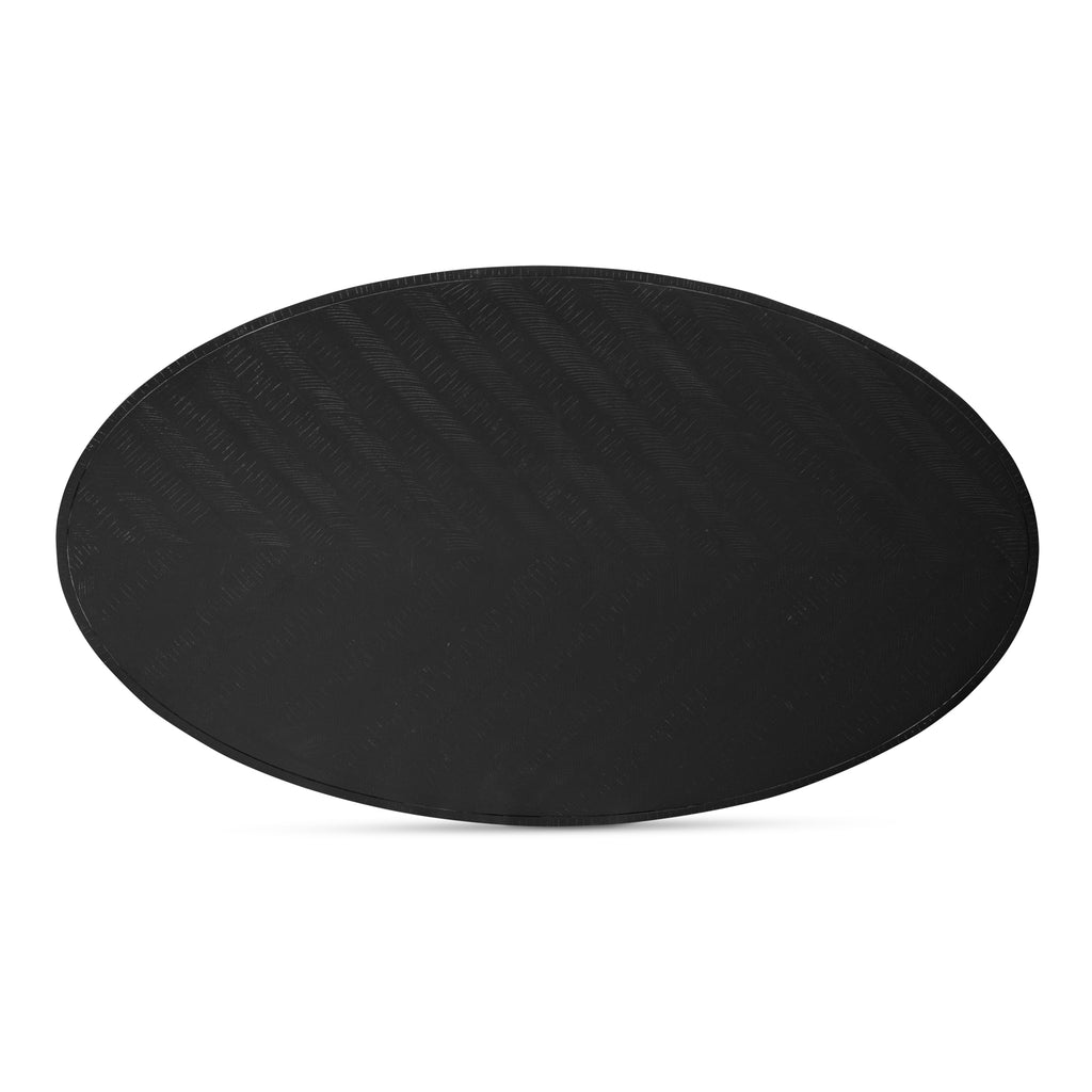 Parq Oval Dining Table Black