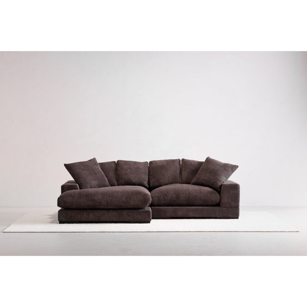 Plunge Sectional Dark Brown