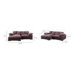 Plunge Sectional Dark Brown