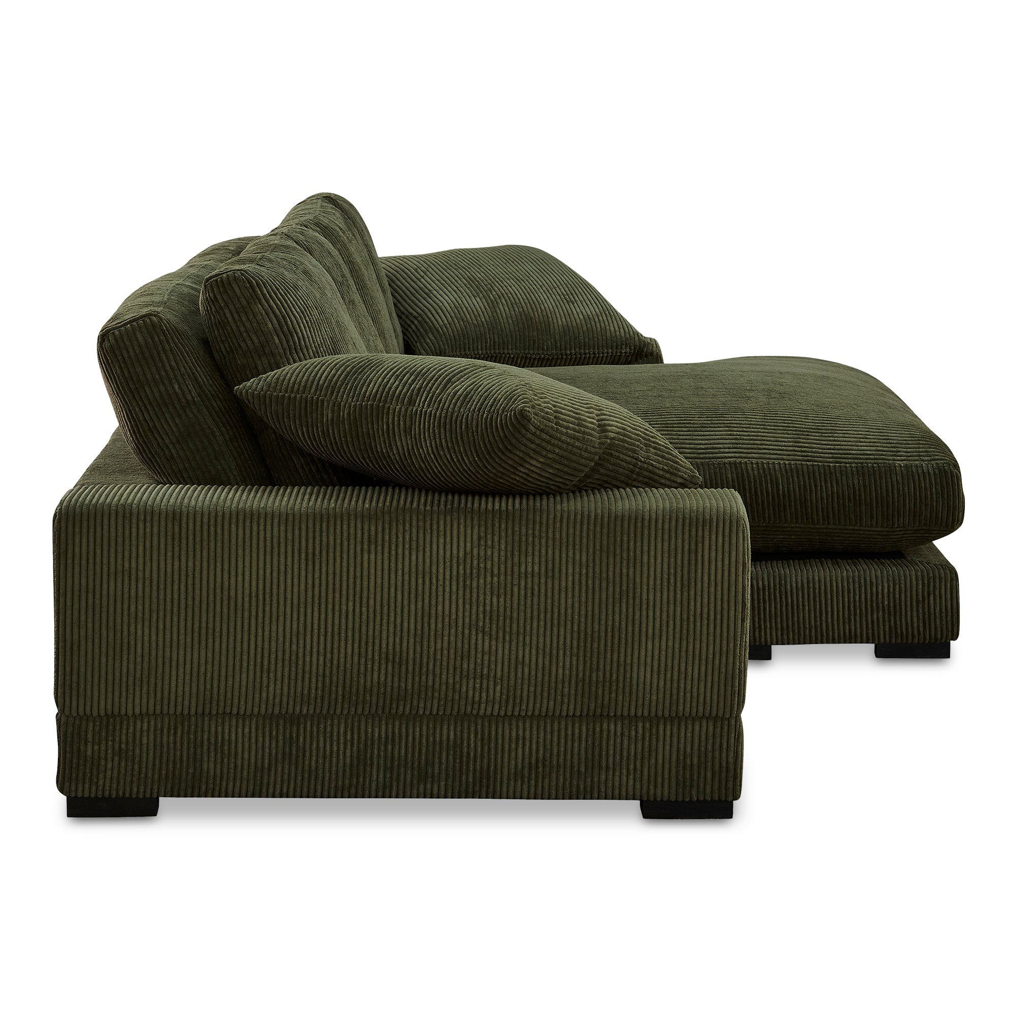 Plunge Sectional Dark Green