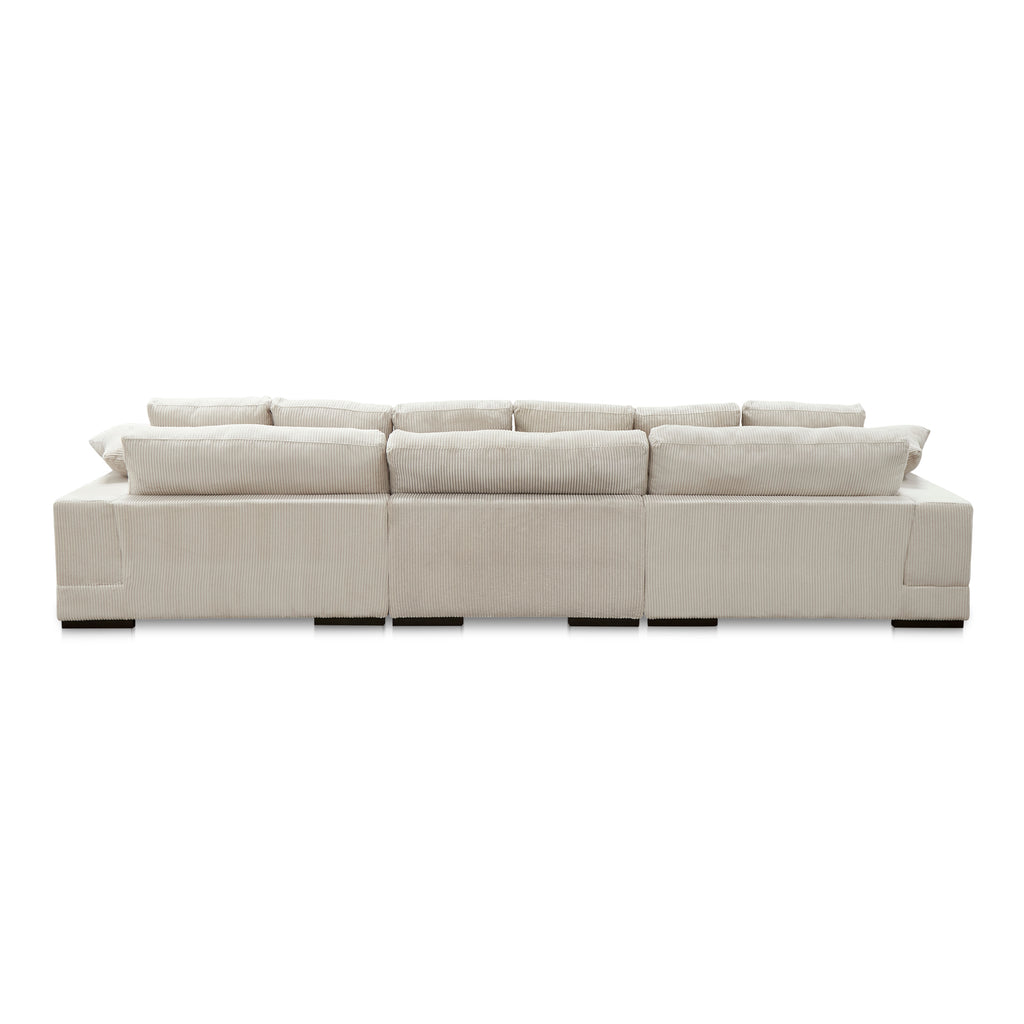 Plunge Large Sectional Cappuccino