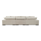 Plunge Large Sectional Cappuccino