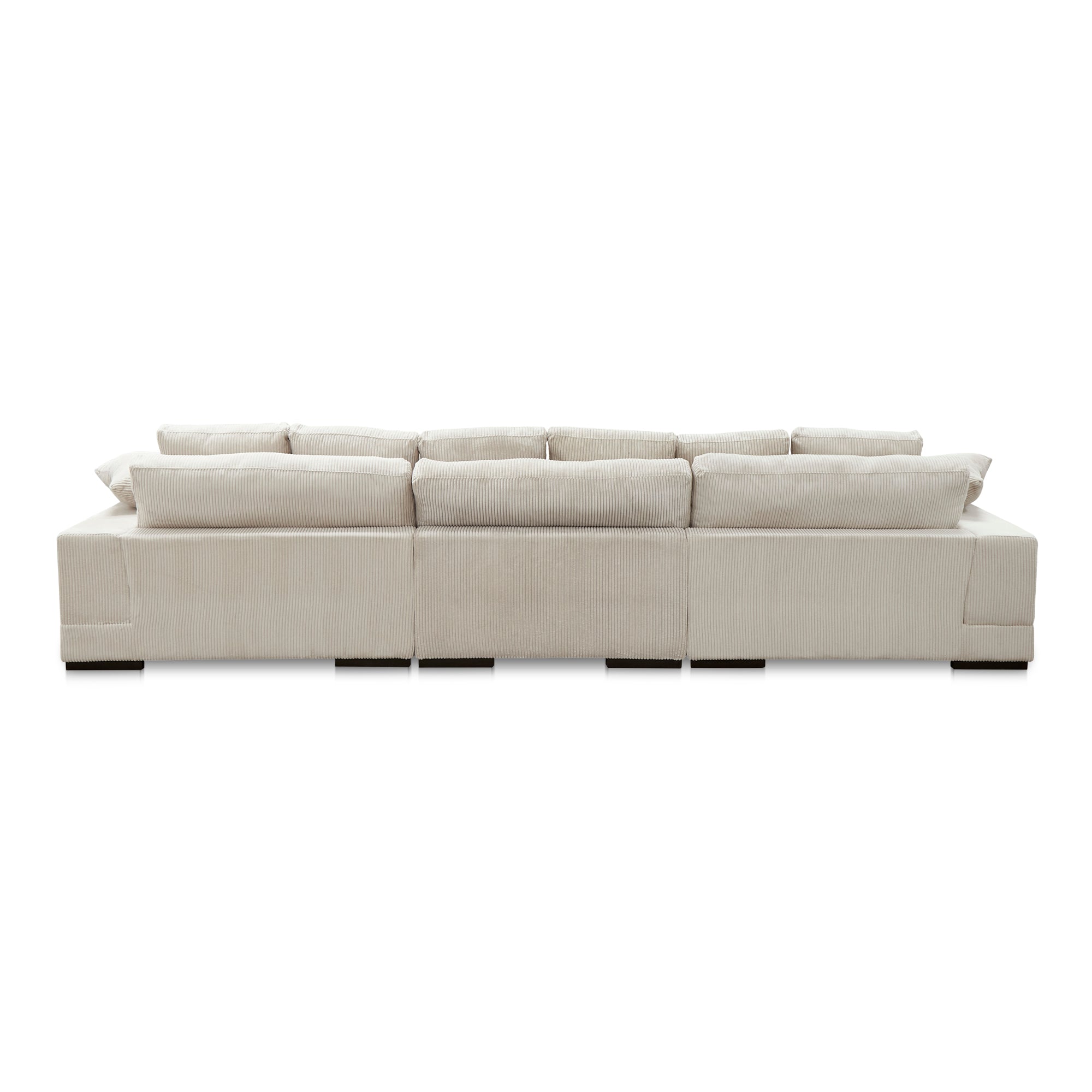 Plunge Large Sectional Cappuccino