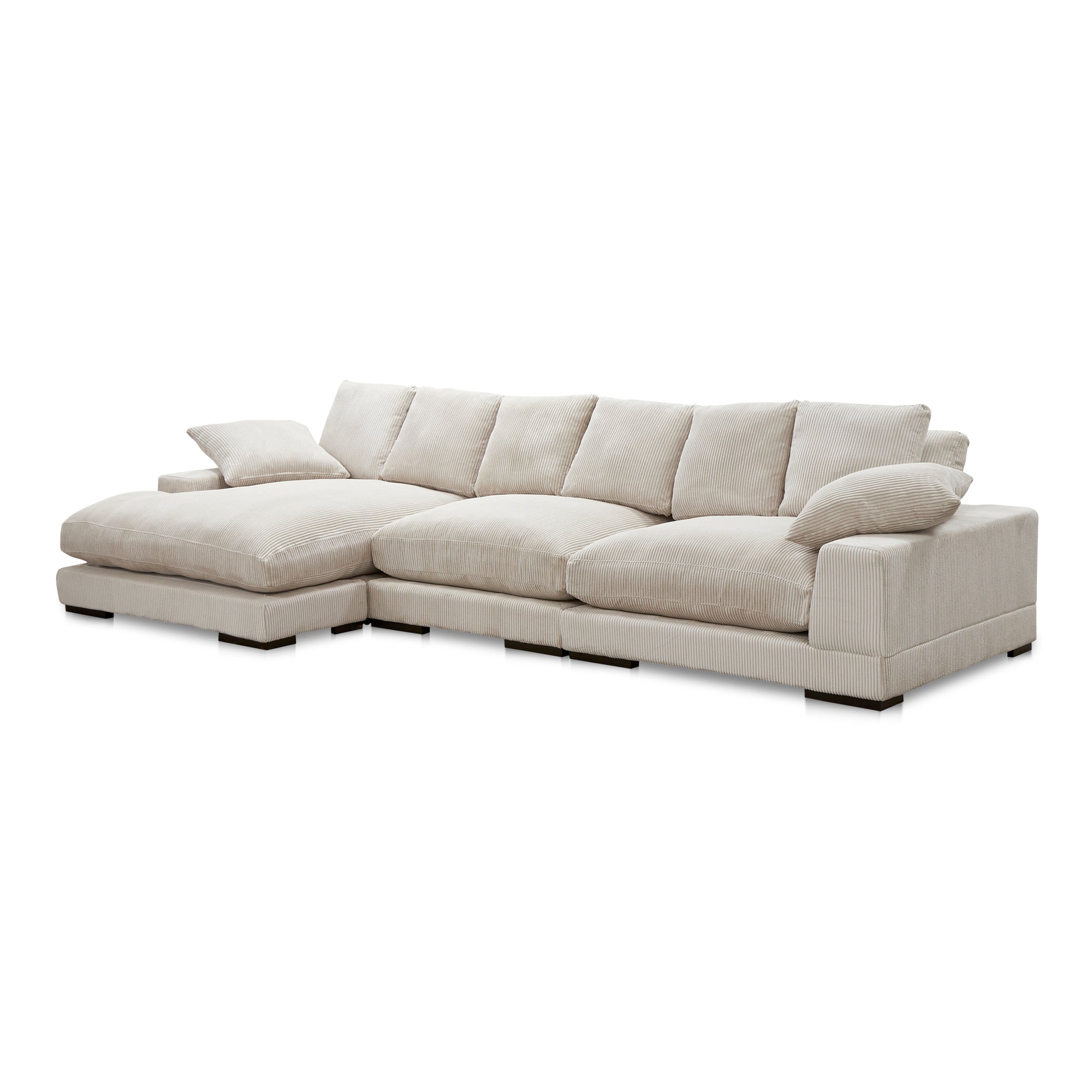Plunge Large Sectional Cappuccino