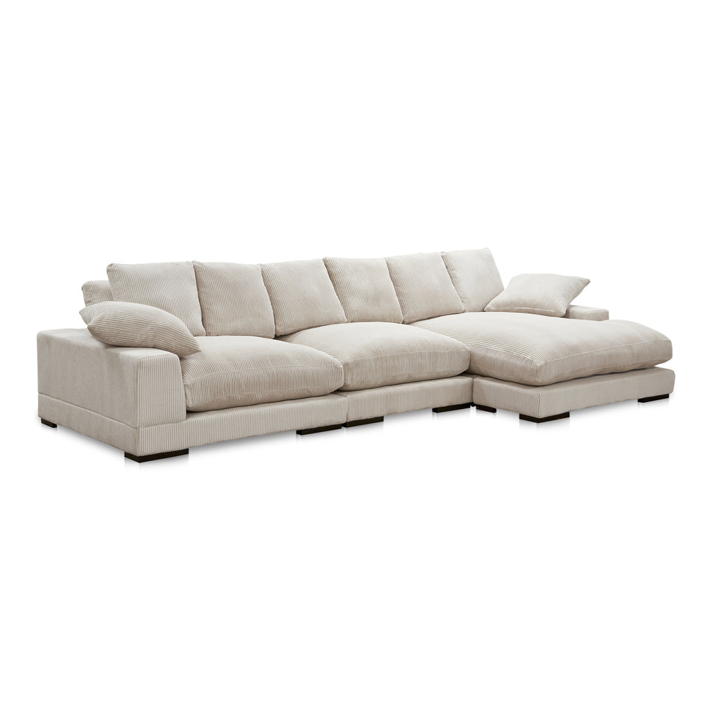 Plunge Large Sectional Cappuccino