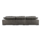 Plunge Large Sectional Charcoal