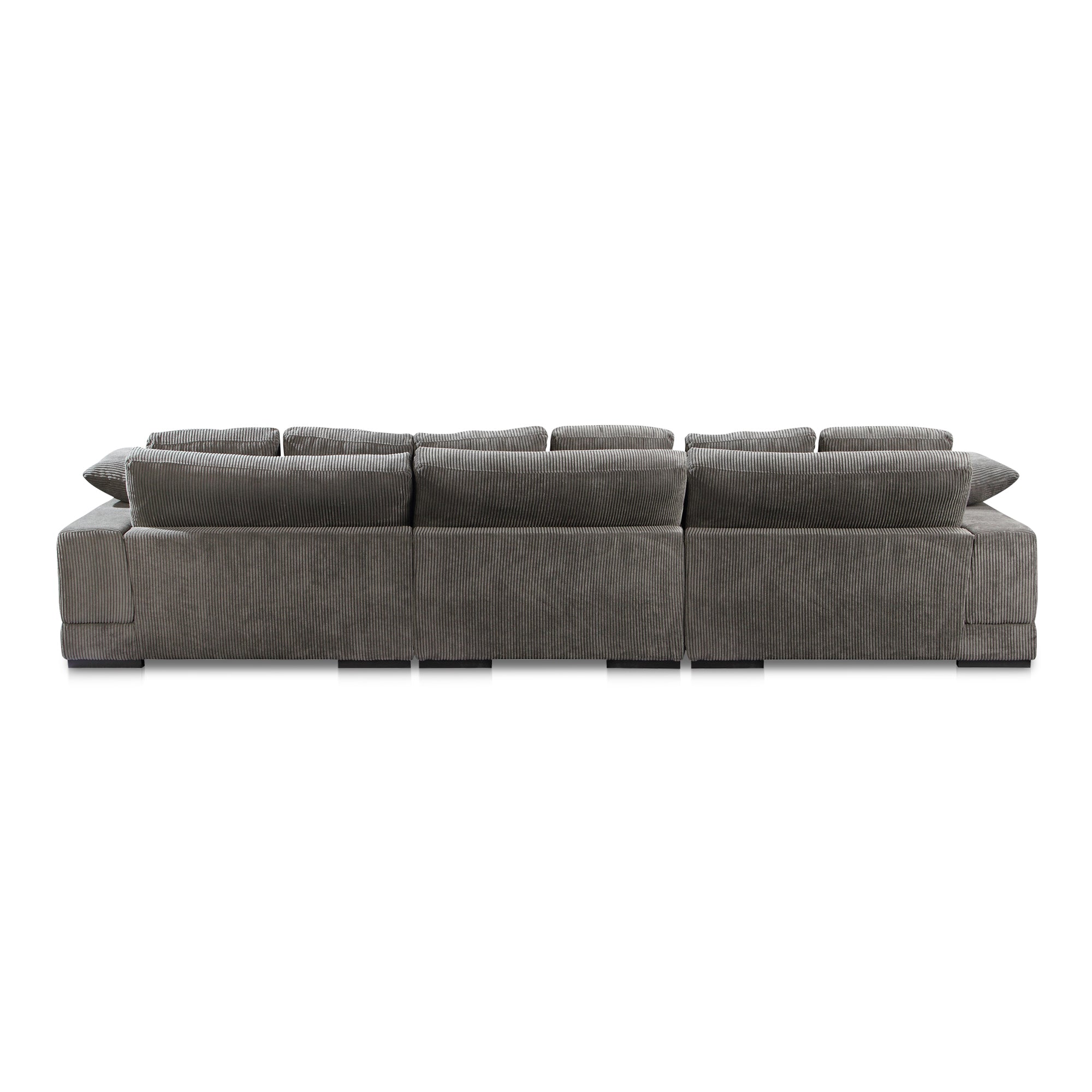 Plunge Large Sectional Charcoal