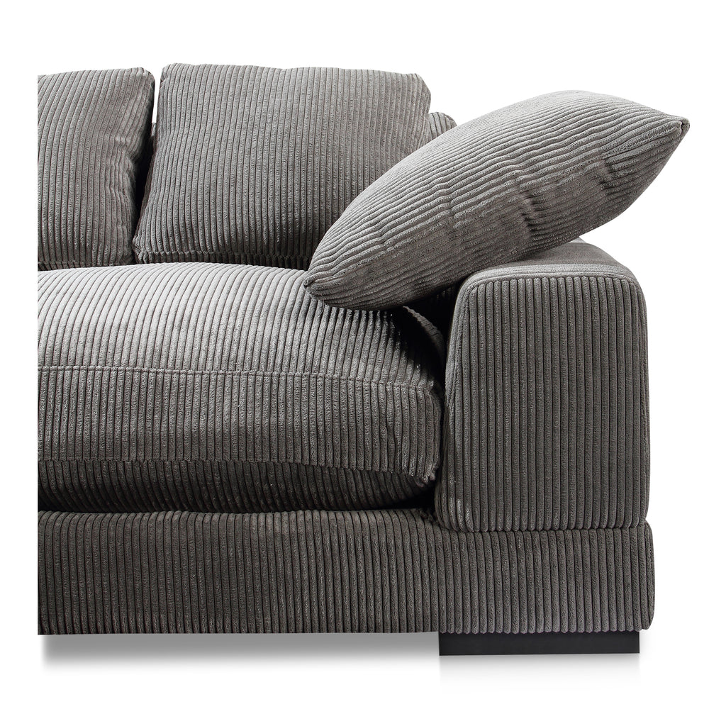 Plunge Large Sectional Charcoal