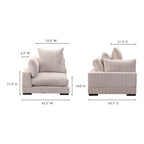 Tumble Corner Chair Cappuccino