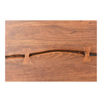 Madagascar Platform Bed Queen Brown