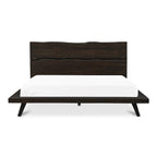 Madagascar Queen Platform Bed Dark Brown