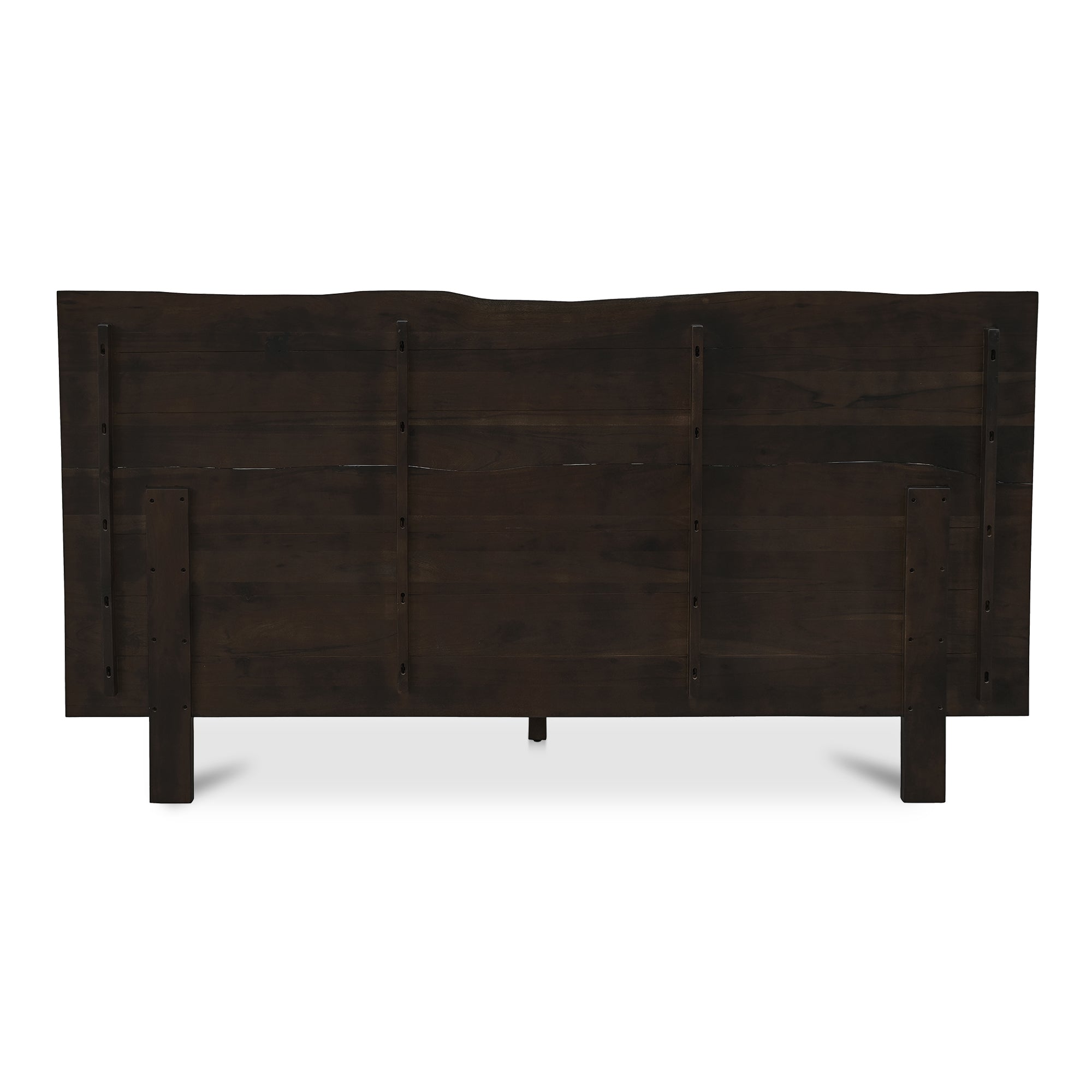 Madagascar Queen Platform Bed Dark Brown