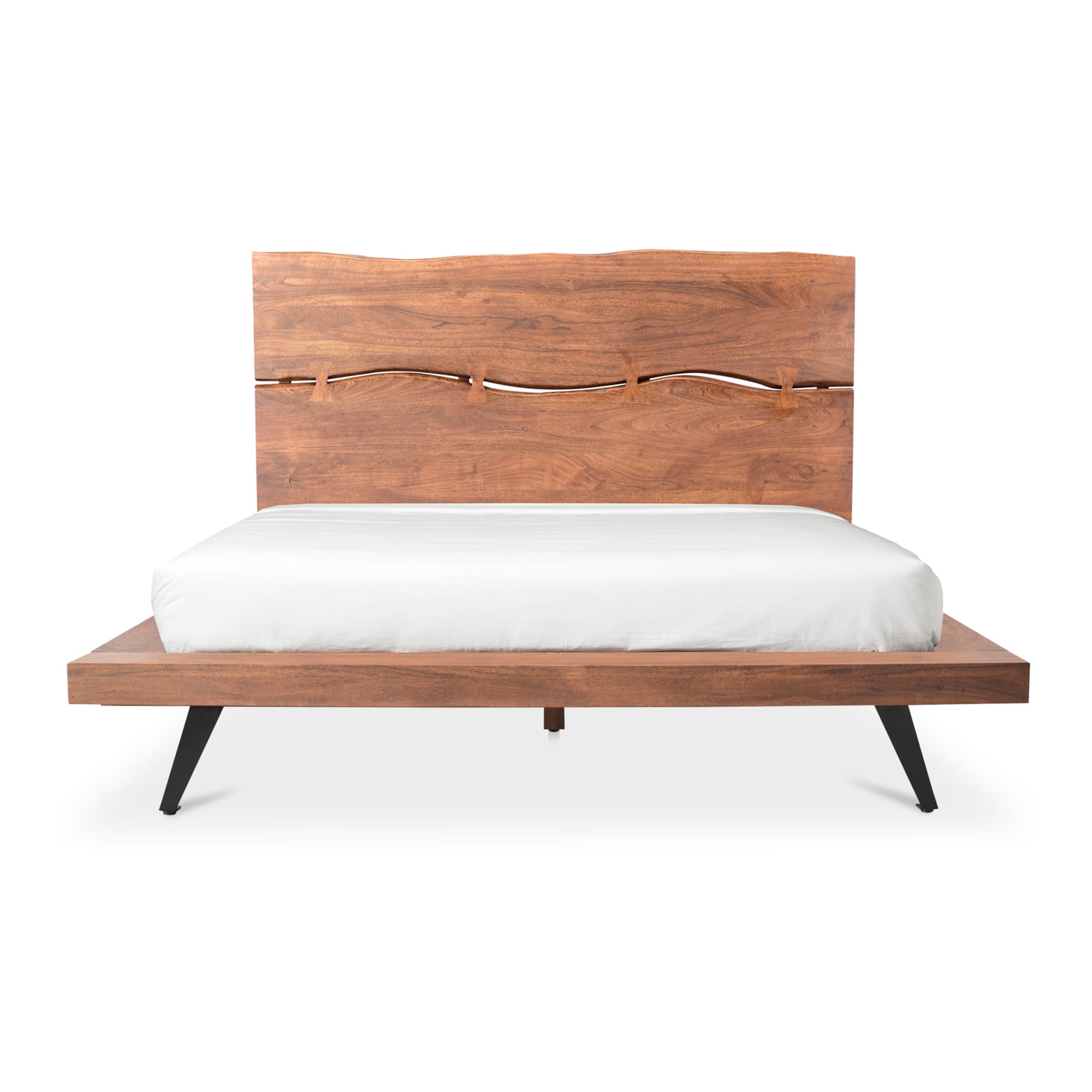 Madagascar Platform Bed King Brown