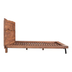 Madagascar Platform Bed King Brown