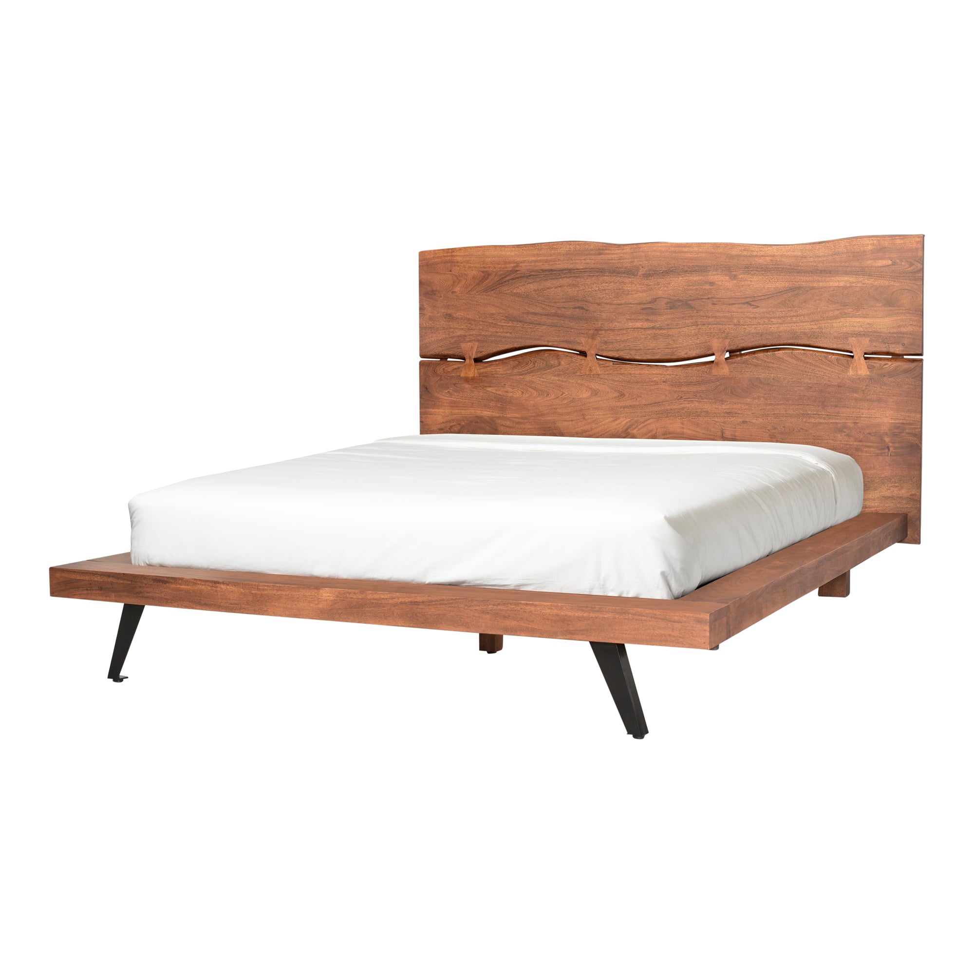 Madagascar Platform Bed King Brown