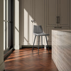 Alibi Counter Stool Dark Grey-Set of Two