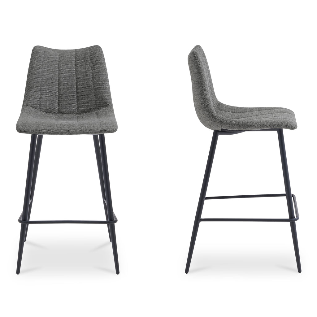 Alibi Counter Stool Dark Grey-Set of Two