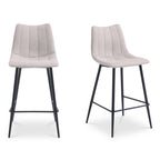 Alibi Counter Stool Beige-Set of Two