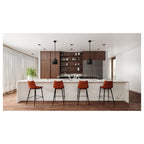 Alibi Barstool Brown - Set Of Two