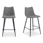 Alibi Bar Stool Dark Grey-Set of Two