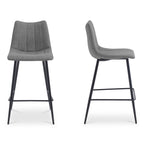 Alibi Bar Stool Dark Grey-Set of Two