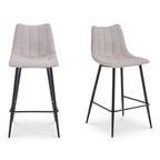 Alibi Bar Stool Beige-Set of Two