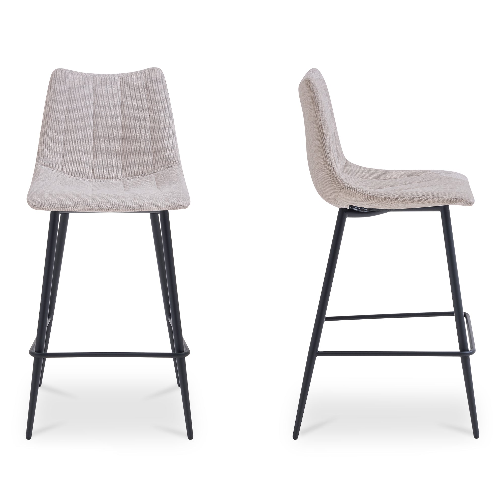 Alibi Bar Stool Beige-Set of Two
