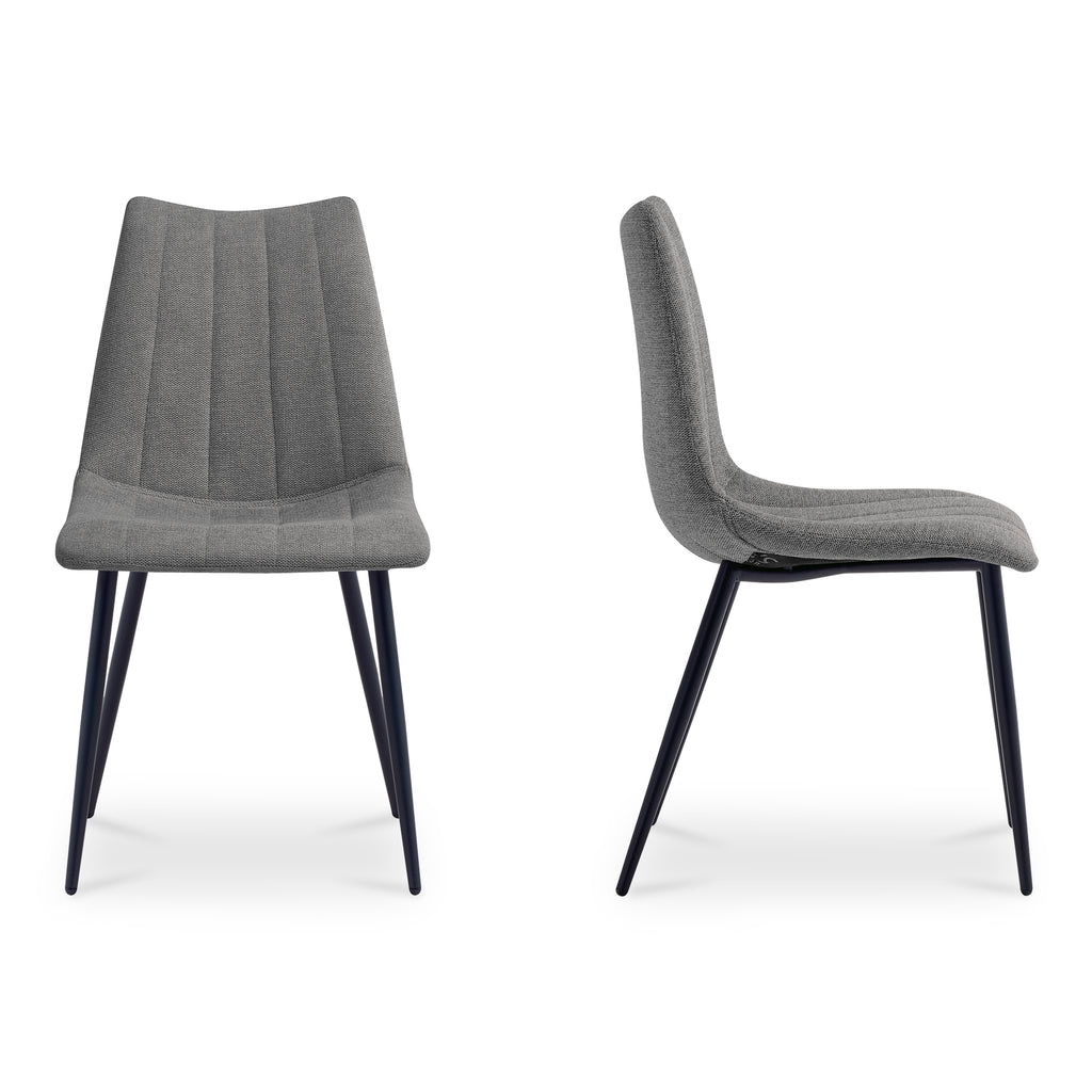 Alibi Dining Chair Dark Grey-Set of Two