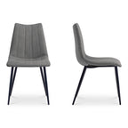 Alibi Dining Chair Dark Grey-Set of Two