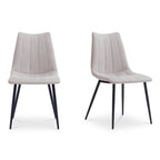 Alibi Dining Chair Beige-Set of Two
