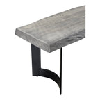 Bent Bench Small Grey