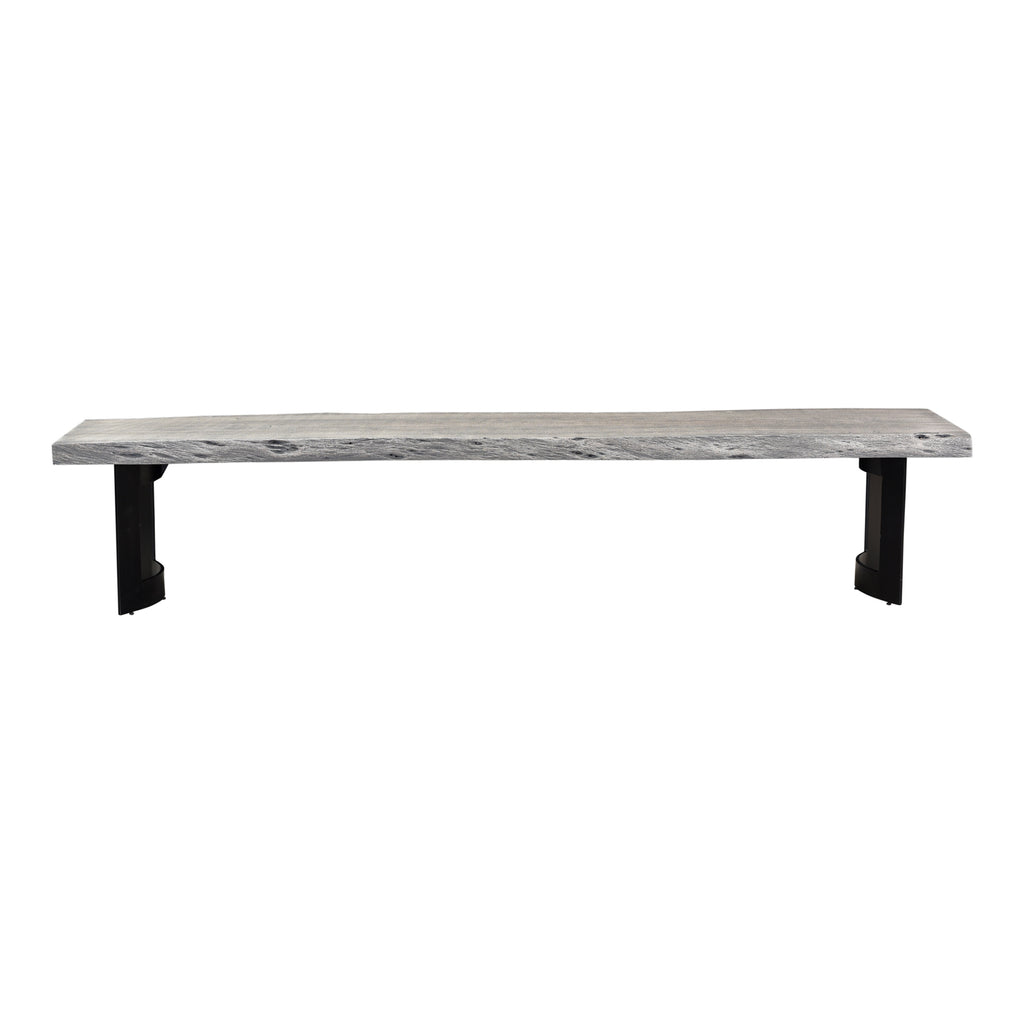 Bent Bench Small Grey