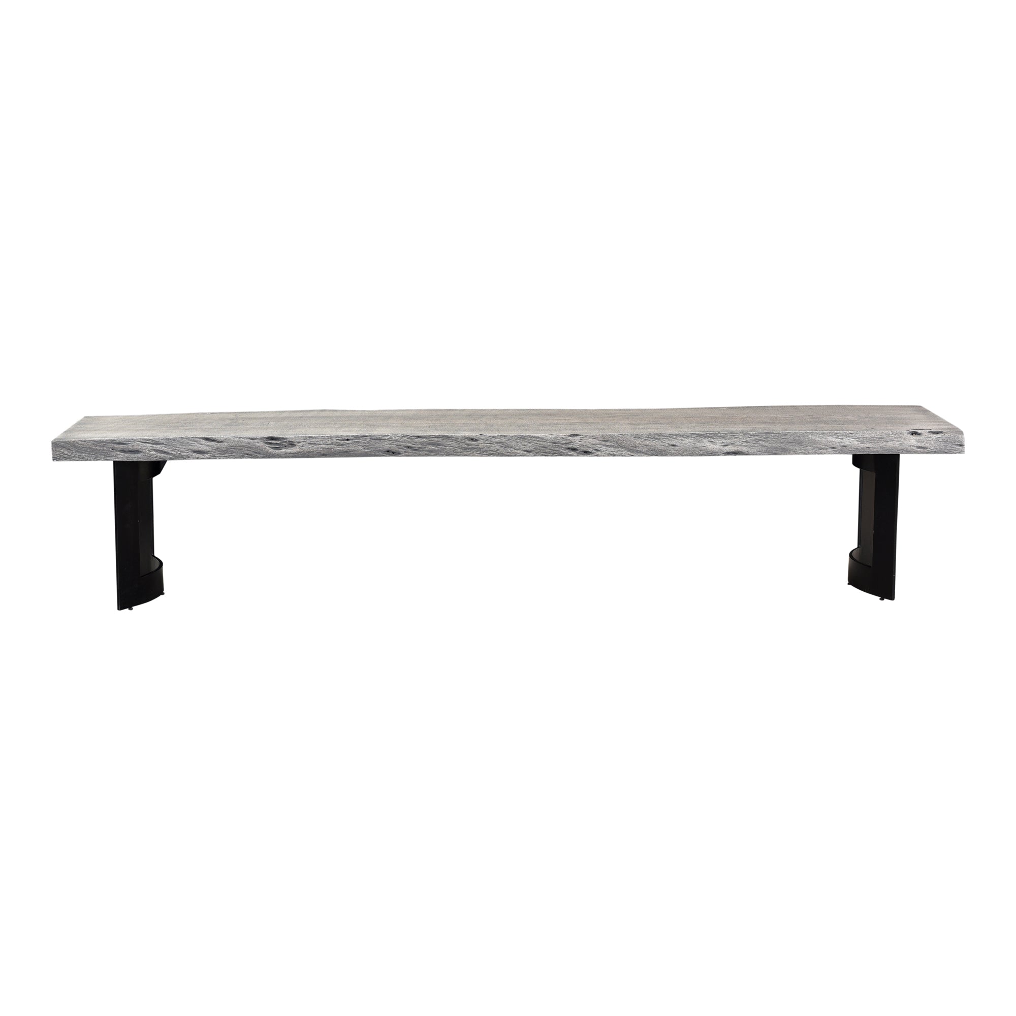 Bent Bench Small Grey