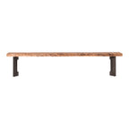 Bent Bench Large Brown