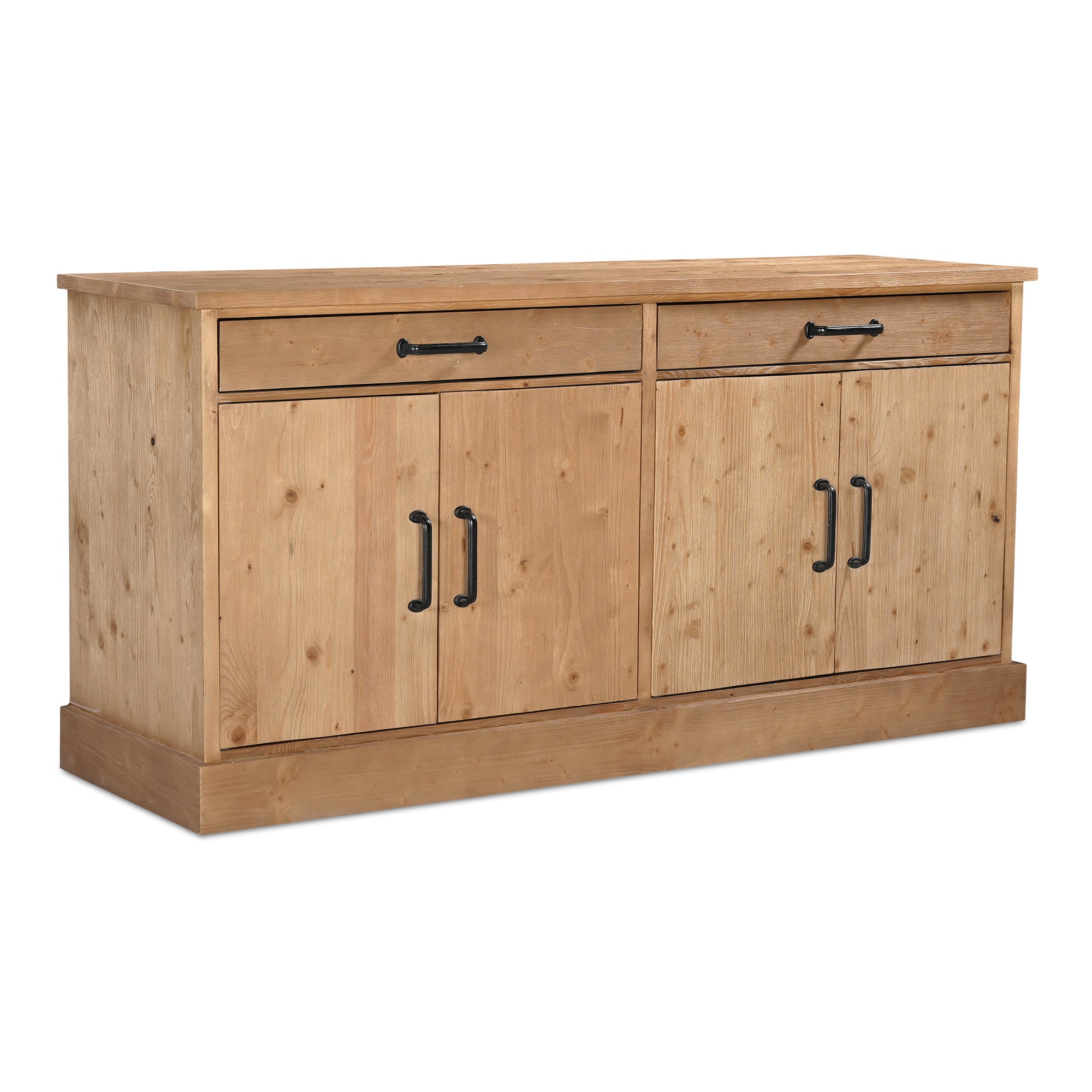 Tade 2 Drawer Sideboard Honey Pine