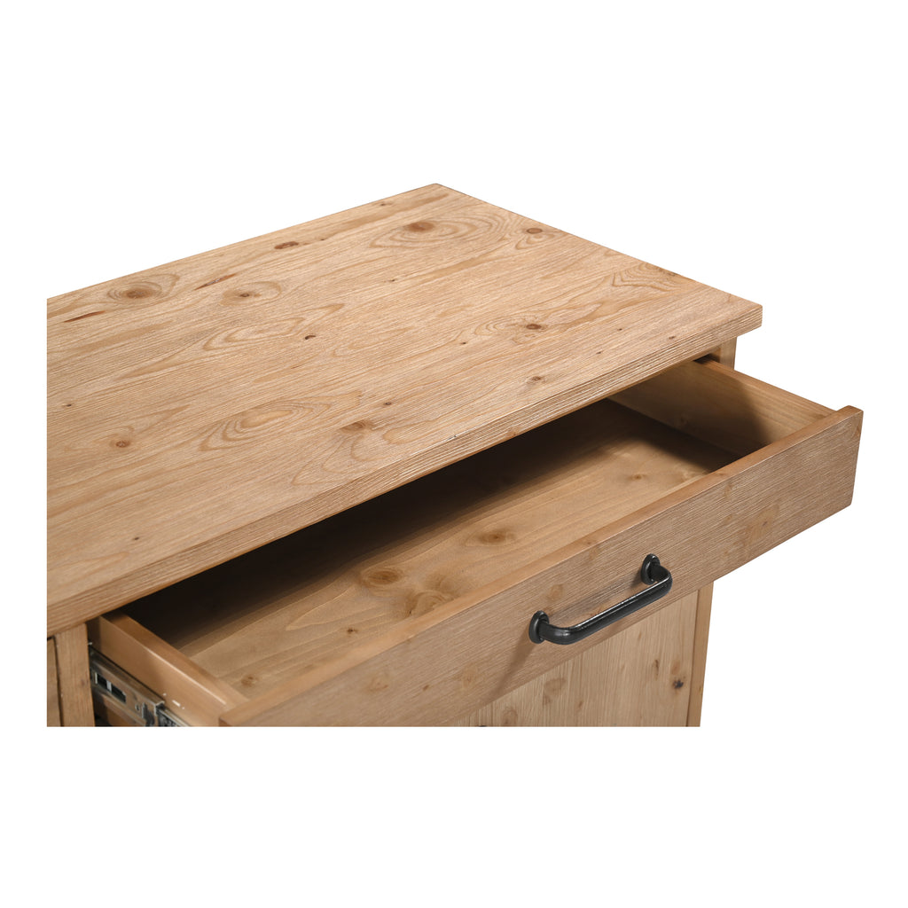Tade 2 Drawer Sideboard Honey Pine