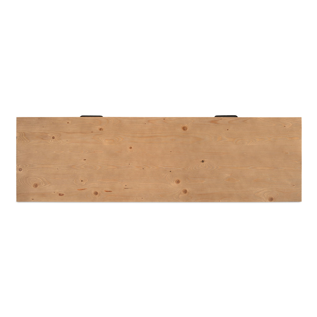 Tade 2 Drawer Sideboard Honey Pine
