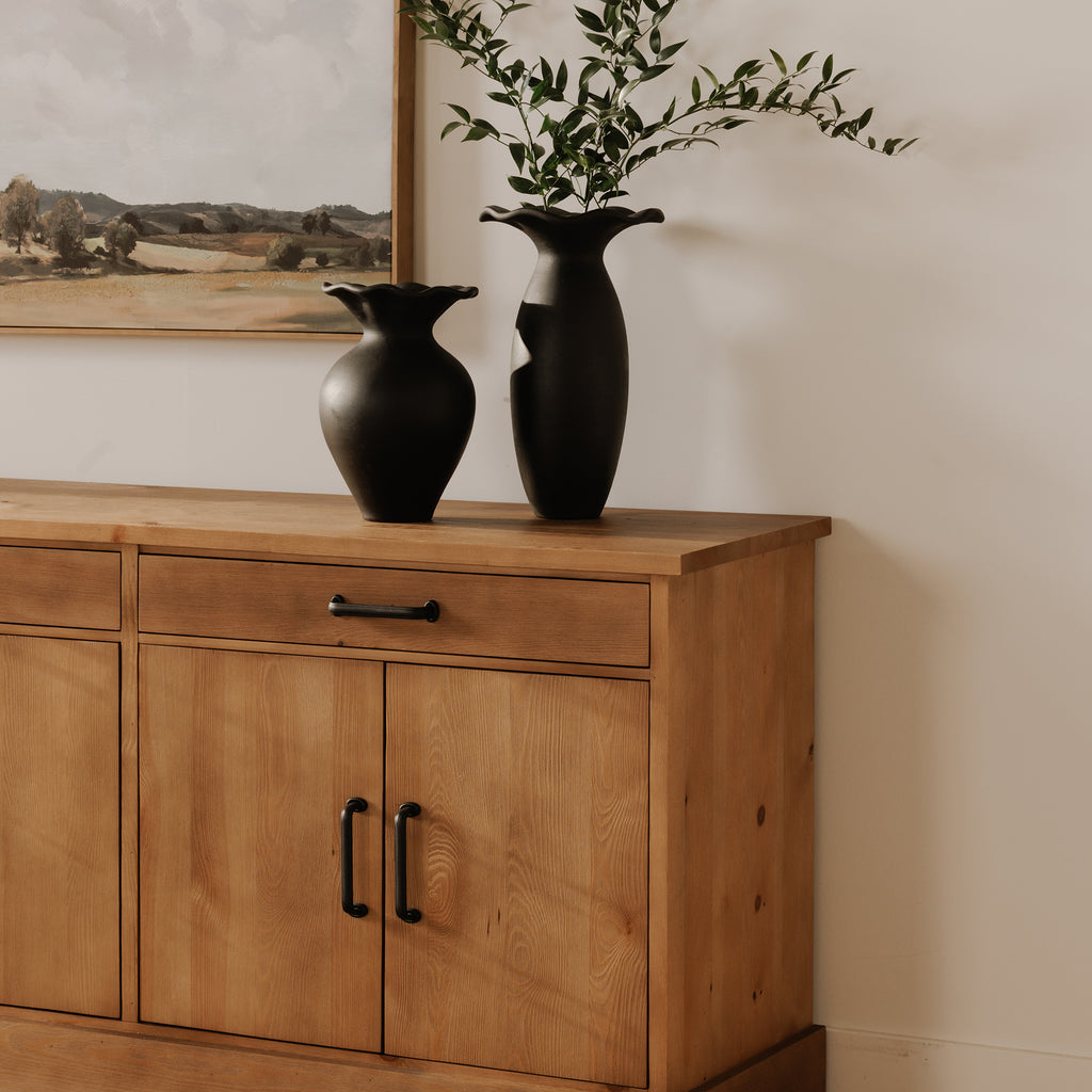 Tade 2 Drawer Sideboard Honey Pine