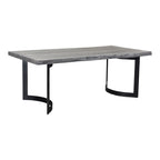 Bent Dining Table Extra Small Grey