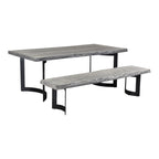Bent Dining Table Extra Small Grey