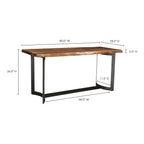 Bent Counter Table Brown