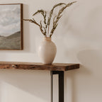 Bent Console Table Brown