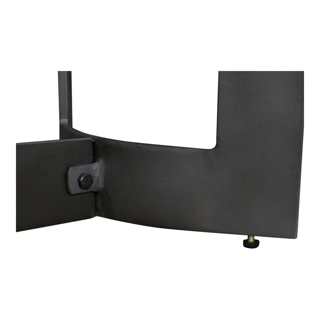 Bent Console Table Brown