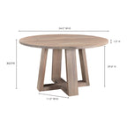 Tanya Dining Table Light Grey